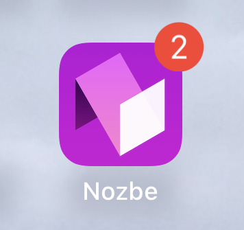 Badge on the app icon