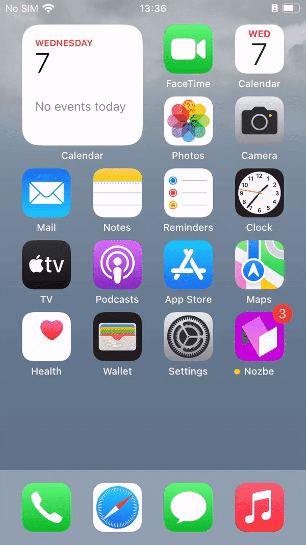 Adding widget to home screen