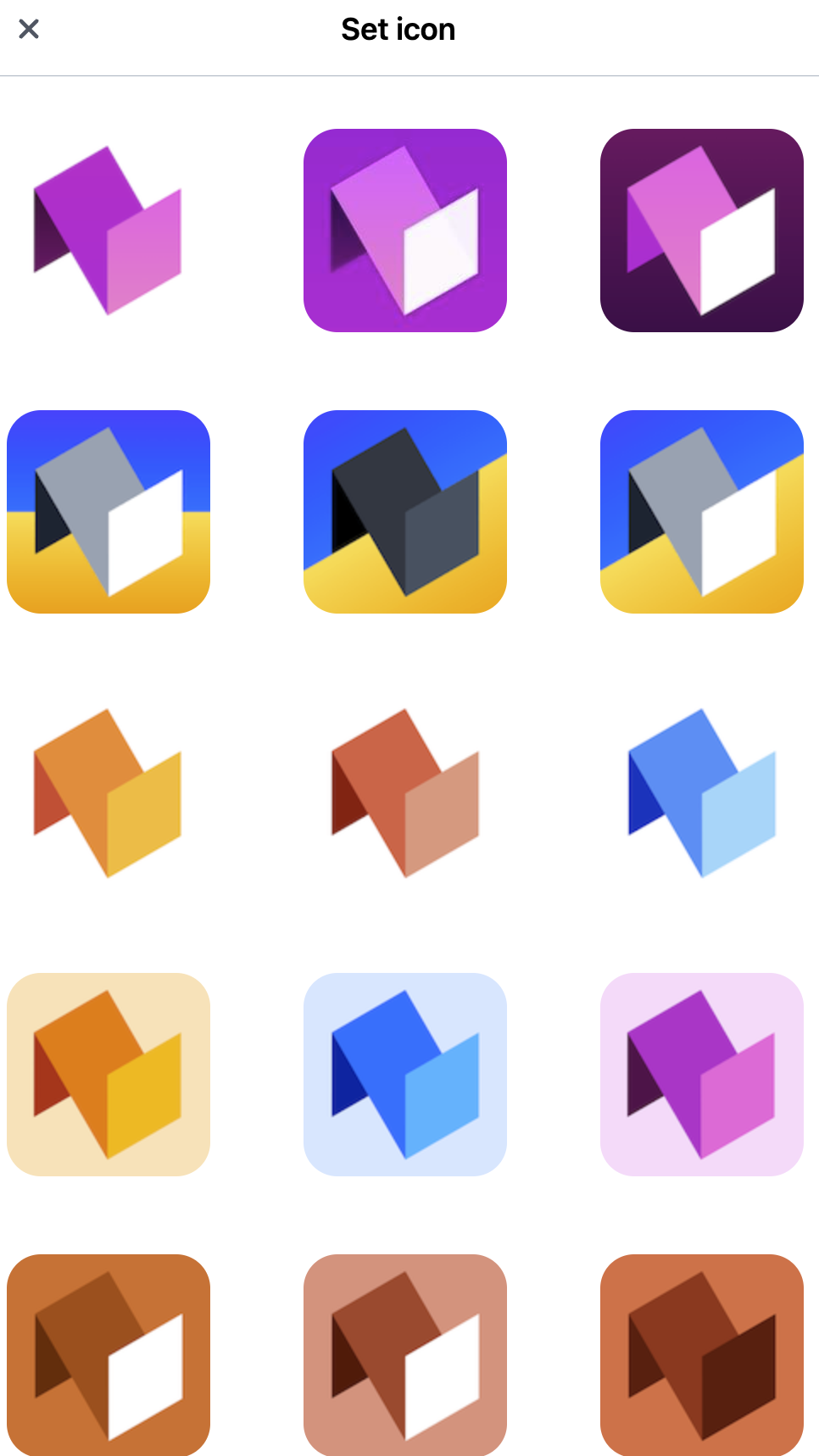 Changing your apps icon